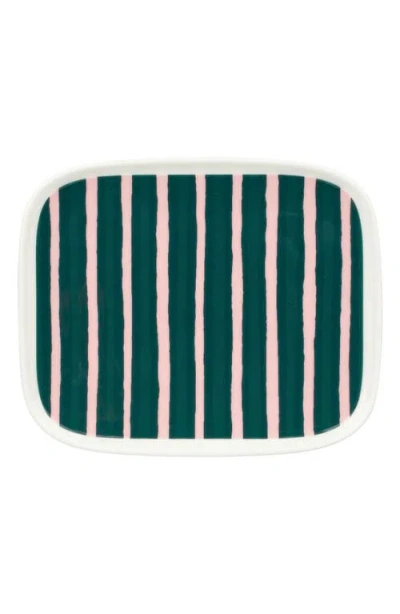 Marimekko Oiva Piccolo Plate In Green
