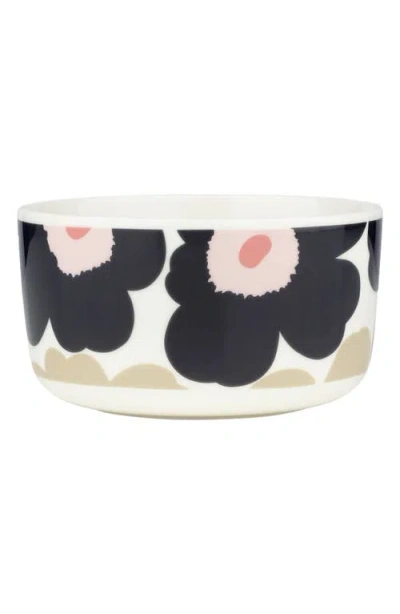 Marimekko Oiva Unikko Bowl In Black
