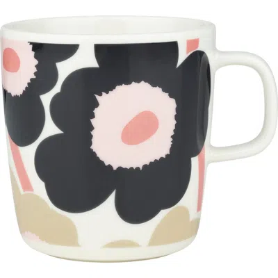 Marimekko Oiva Unikko Mug In Black