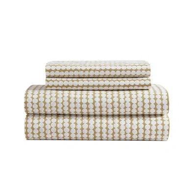 Marimekko Organic Cotton Printed Sheet Sets In Beige