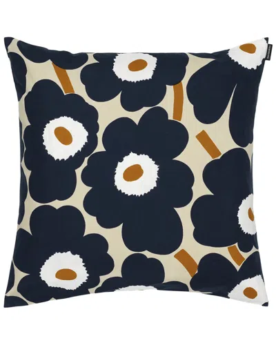 Marimekko P. Unikko Cushion Cover In Black