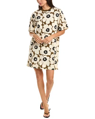 Marimekko Palikka Unikko Shirtdress In Transparent