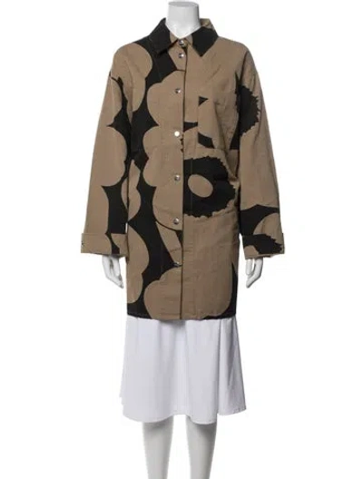 Pre-owned Marimekko Patterned Jacket In Neutral