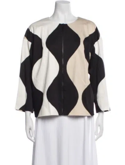 Pre-owned Marimekko Patterned Jacket In Neutrals