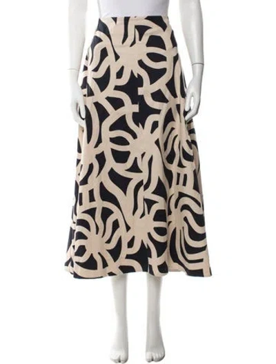 Pre-owned Marimekko Patterned Midi Length Skirt