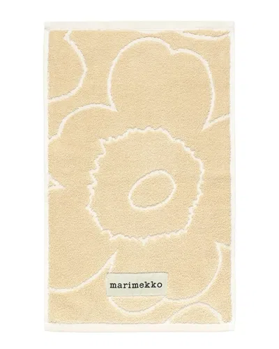 Marimekko Piirto Unikko Guest Towel 30x50 In Neutral