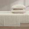 Marimekko Pikku Rasymatto Beige Cotton Sheet Set, Queen