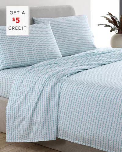 Marimekko Discontinued  Pikku Rasymatto Sheet Set With $5 Credit In Green