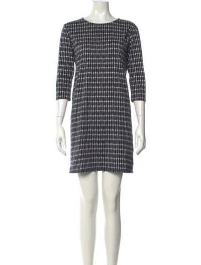Pre-owned Marimekko Plaid Print Mini Dress In Multi