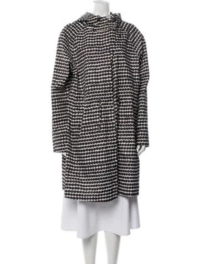 Pre-owned Marimekko Polka Dot Print Coat In Multicolor