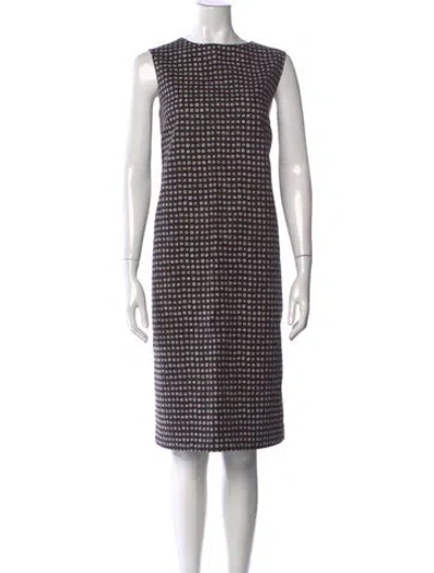 Pre-owned Marimekko Polka Dot Print Knee-length Dress In Multi