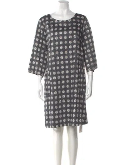 Pre-owned Marimekko Printed Knee-length Dress In Multi