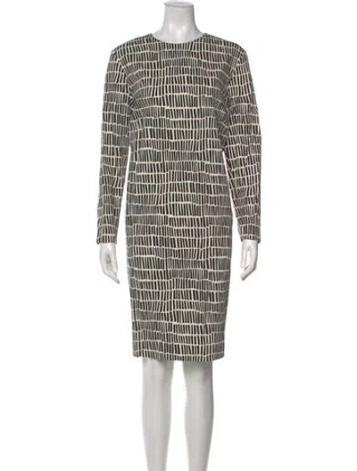 Pre-owned Marimekko Printed Knee-length Dress W/ Tags In Multi