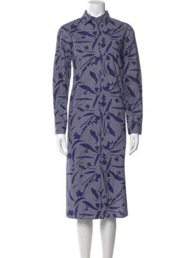 Pre-owned Marimekko Printed Midi Length Dress In Multi