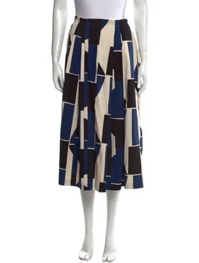 Pre-owned Marimekko Printed Midi Length Skirt In Multi