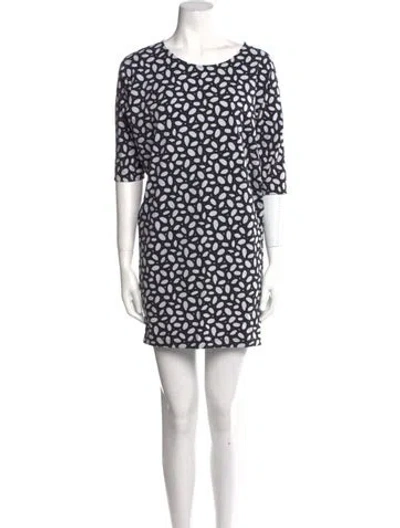 Pre-owned Marimekko Printed Mini Dress In Multi