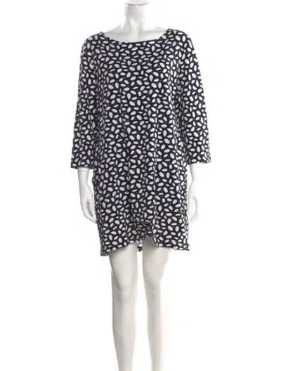 Pre-owned Marimekko Printed Mini Dress In Multi