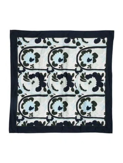 Pre-owned Marimekko Printed Scarf In Blue