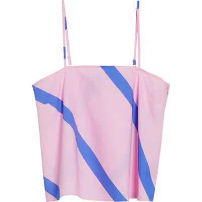 Marimekko Puisto Basso Stripe Camisole In Pink