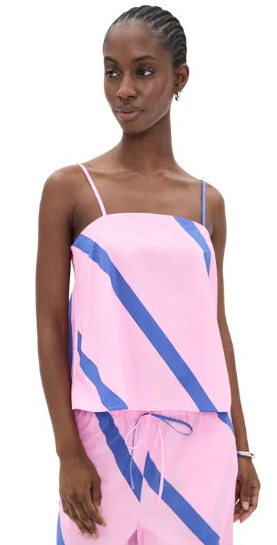 Marimekko Puisto Basso Stripe Camisole In Pink