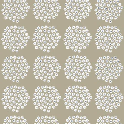 Marimekko Puketti 18' L X 20.8" W Peel And Stick Wallpaper Roll In Neutral