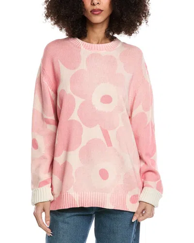 Marimekko Puuteri Unikko Kioski Pullover In Pink