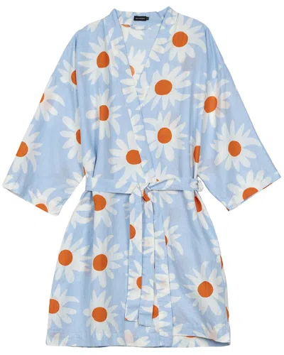 Marimekko Rakastaa Ei Rakas Morning Gown In Blue