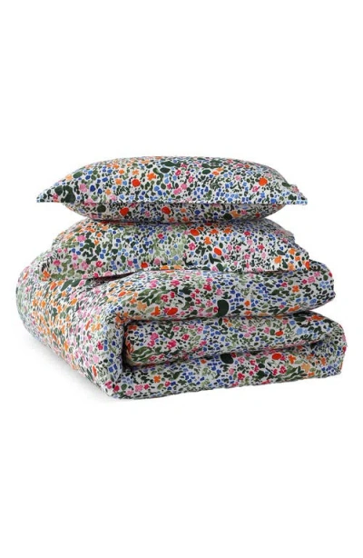 Marimekko Rantaniitty Cotton Duvet Cover & Shams Set In Multi
