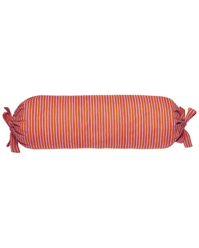 Marimekko Rastas Tube Pillow 54x20 In Pink