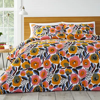 MARIMEKKO ROSARIUM COMFORTER SET, KING