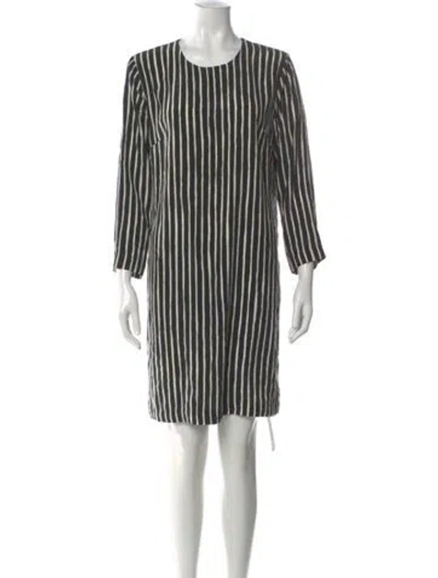 Pre-owned Marimekko Silk Mini Dress In Multi