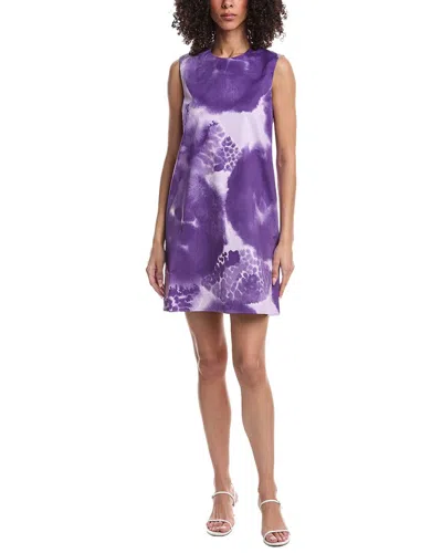 Marimekko Siluetti Kehakukka Mini Dress In Purple