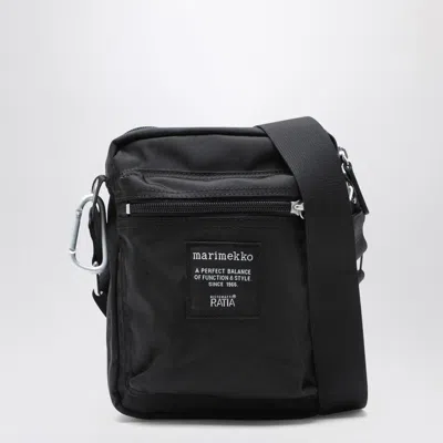 Marimekko Small Black Nylon Shoulder Bag