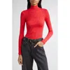 Marimekko Somia Piirto Unikko Turtleneck In Red