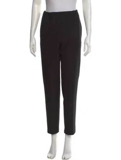 Pre-owned Marimekko Straight Leg Pants In Black