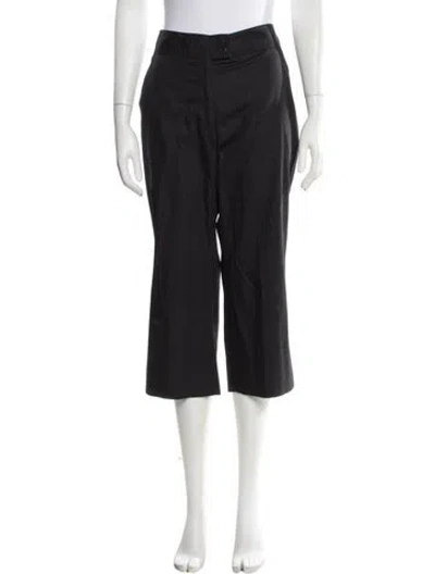 Pre-owned Marimekko Straight Leg Pants In Black