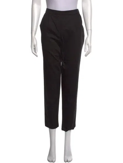 Pre-owned Marimekko Straight Leg Pants In Black