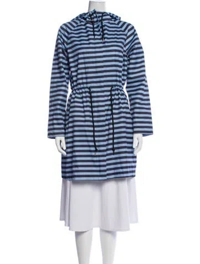 Pre-owned Marimekko Striped Jacket In Blue
