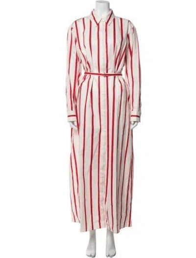 Pre-owned Marimekko Striped Long Dress In Multi