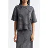 Marimekko Suloinen Unikko Floral Sweater In Grey, Dark Grey