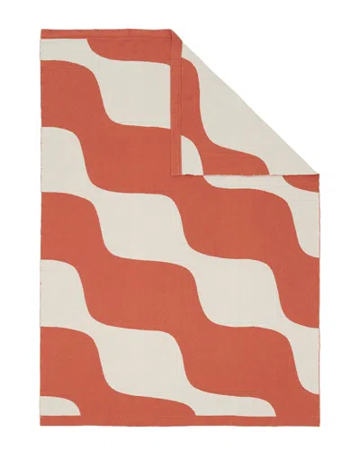 Marimekko Taifuuni Blanket In Orange