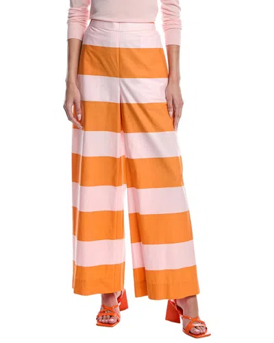 Marimekko Taittua Galleria Wide Leg Pant In Pink