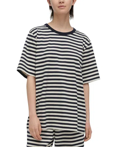 Marimekko Tasaraita Kioski T-shirt In Black