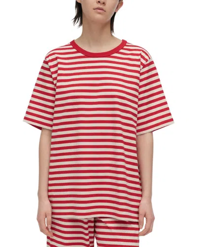 Marimekko Tasaraita Kioski T-shirt In Red