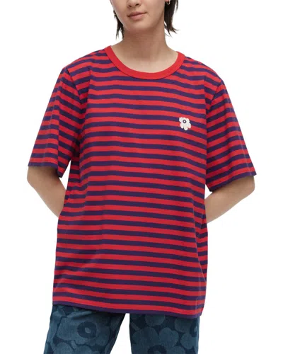 Marimekko Tasaraita Unikko Kioski T-shirt In Multi