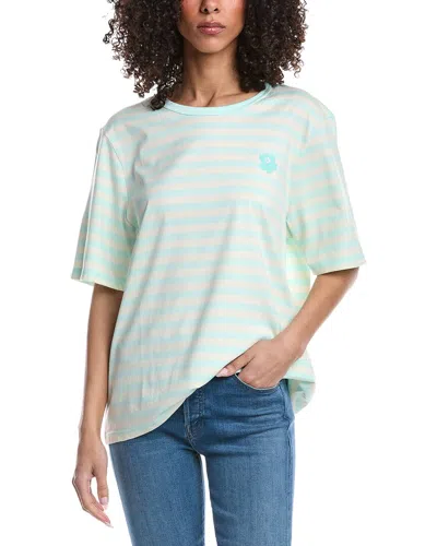 Marimekko Tasaraita Unisex Unikko T-shirt In Blue