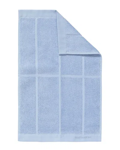 Marimekko Tiiliskivi Guest Towel 30x50cm In Blue
