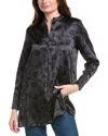 Marimekko Tiina Silk-blend Blouse In Black