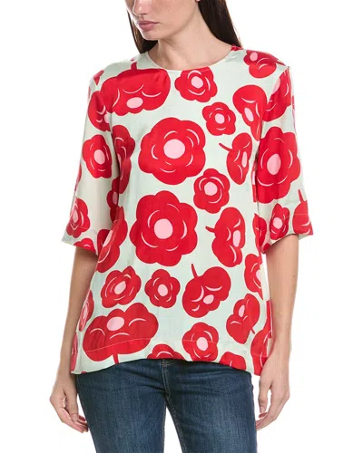 Marimekko Toinen Tumma Tie Back Top In Multi