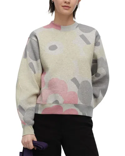 Marimekko Trilce Unikko Kioski Sweatshirt In Gray